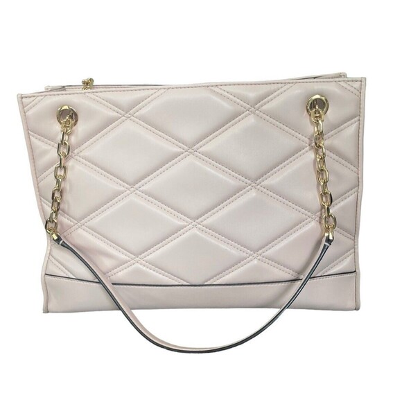 MICHAEL KORS Serena Large Shoulder Tote Blush Pink Gold‎ Hardware With Wallet - Picture 3 of 16